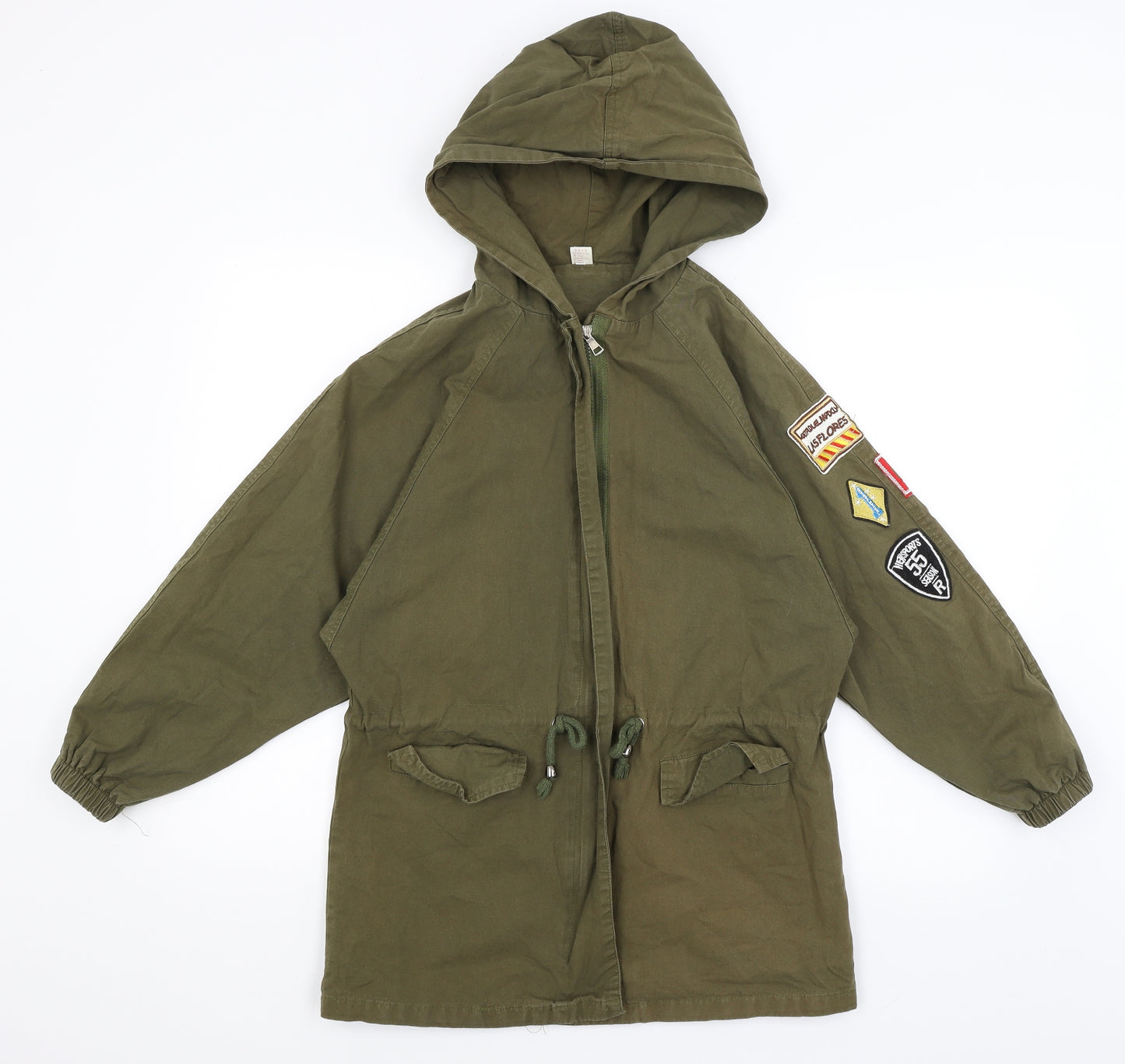 Preworn Womens Green   Overcoat Coat Size S