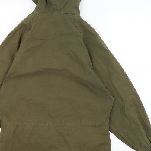 Preworn Womens Green   Overcoat Coat Size S