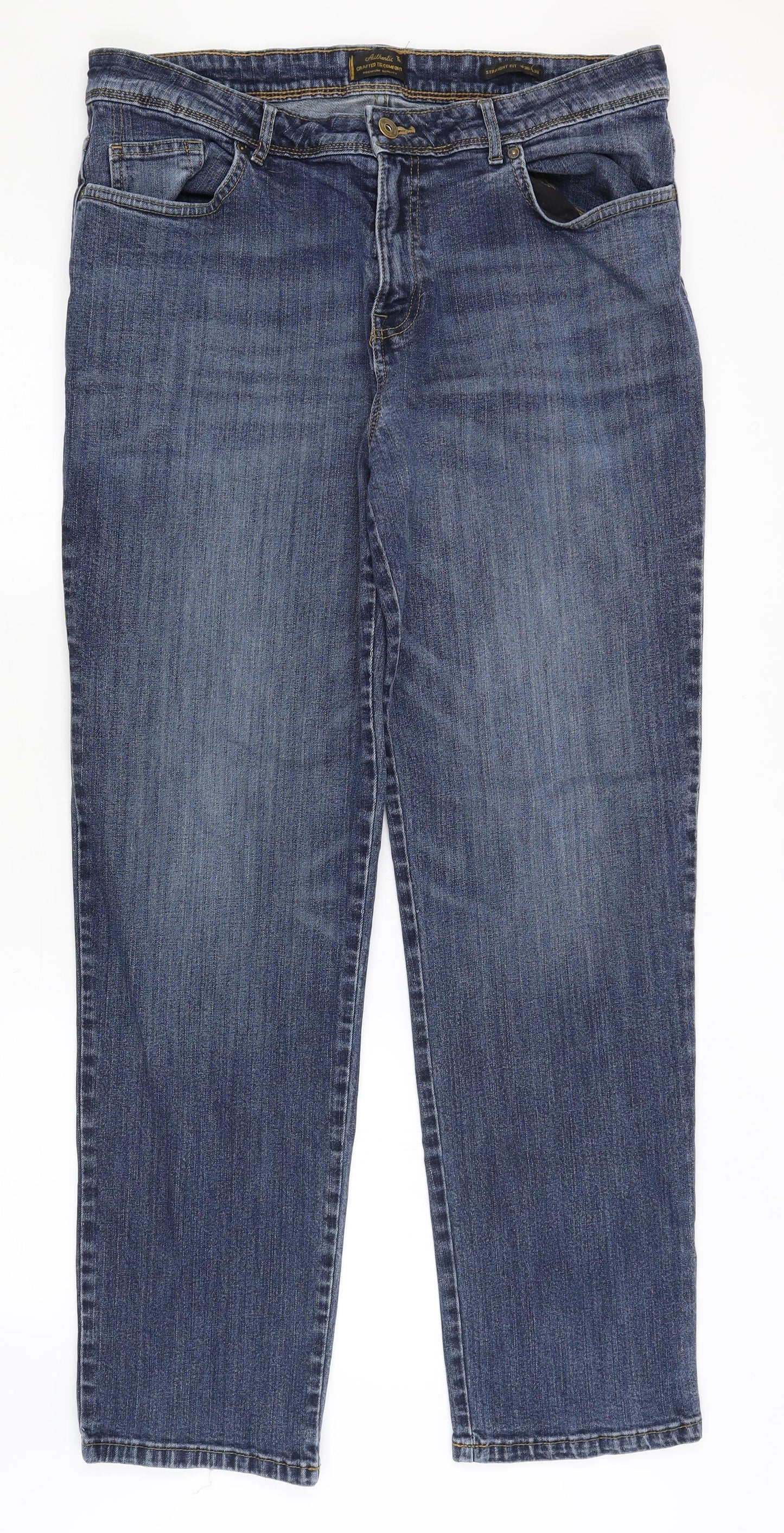 TU Mens Blue   Straight Jeans Size 36 in L31 in
