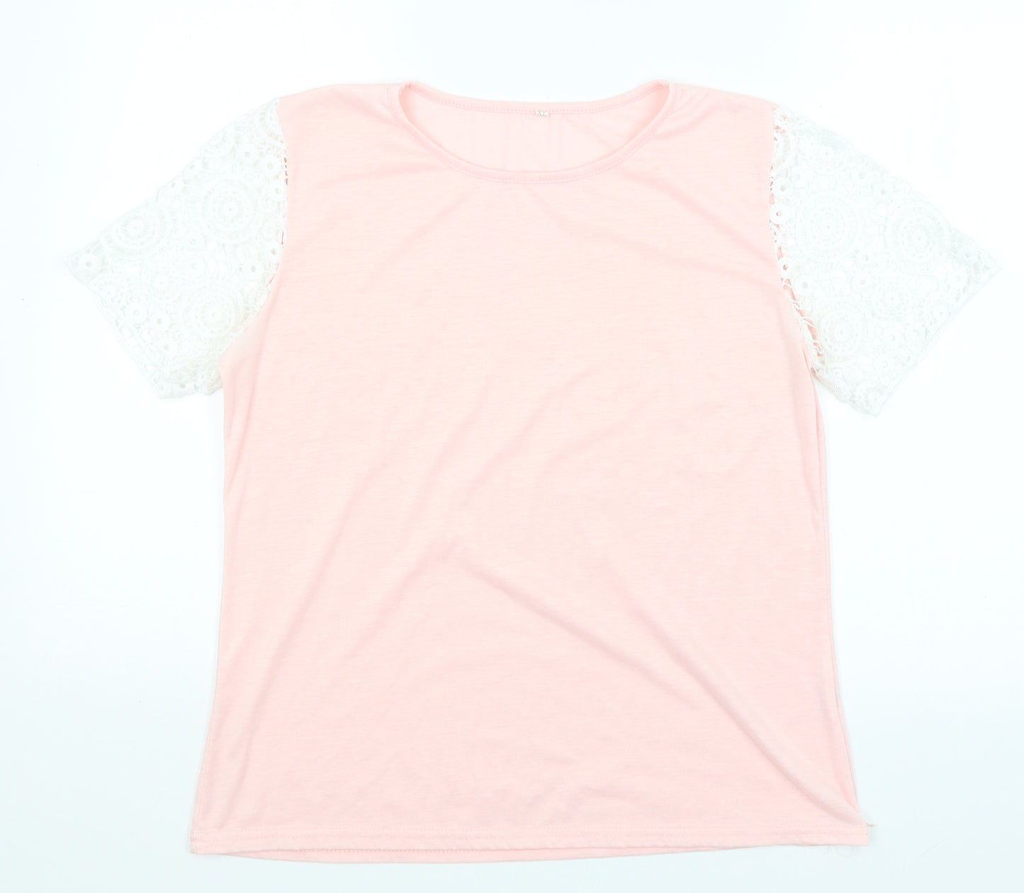 Preworn Womens Pink   Basic T-Shirt Size XL