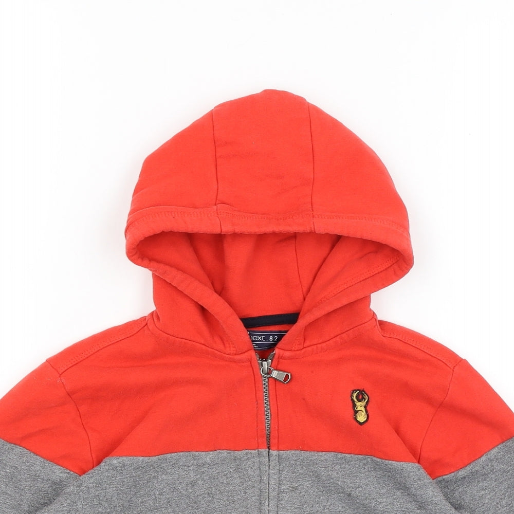 NEXT Boys Grey   Full Zip Hoodie Size 5 Years