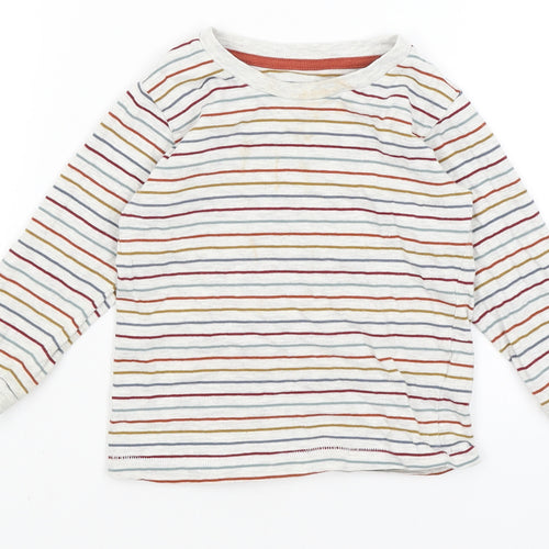 Matalan Baby Grey Striped  Basic T-Shirt Size 18-24 Months