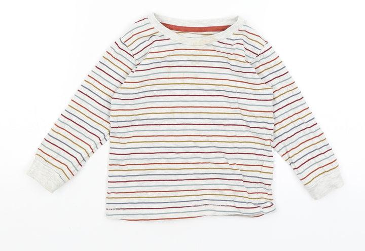 Matalan Baby Grey Striped  Basic T-Shirt Size 18-24 Months