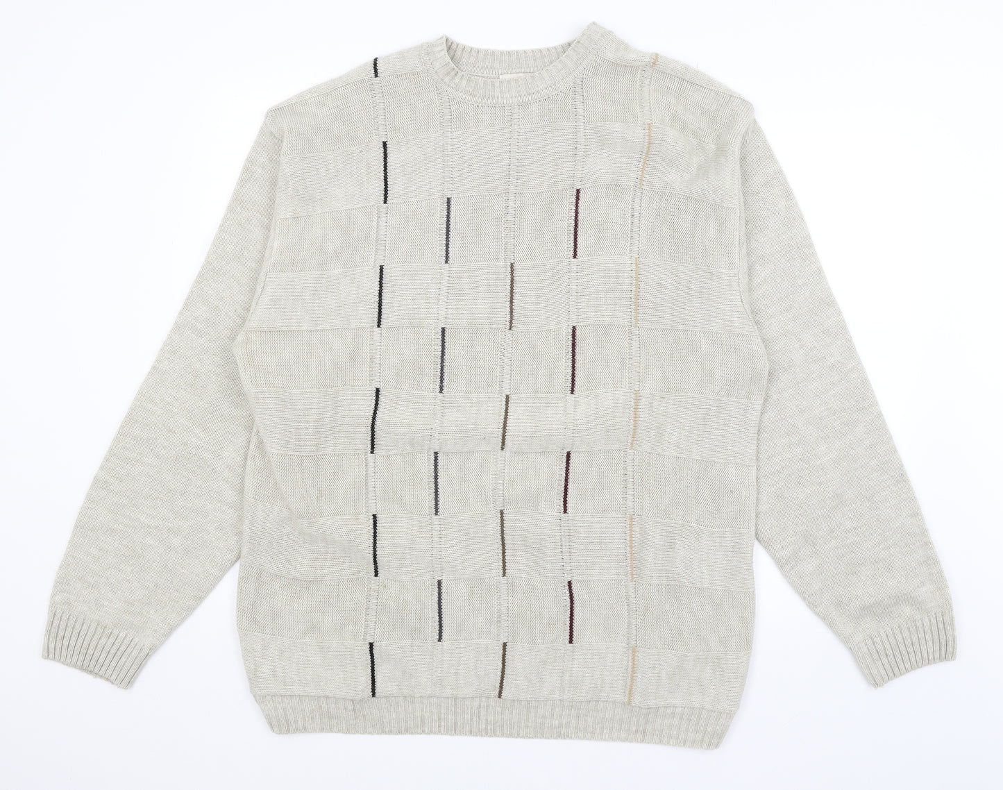 Arnold Palmer Mens Beige   Pullover Jumper Size L