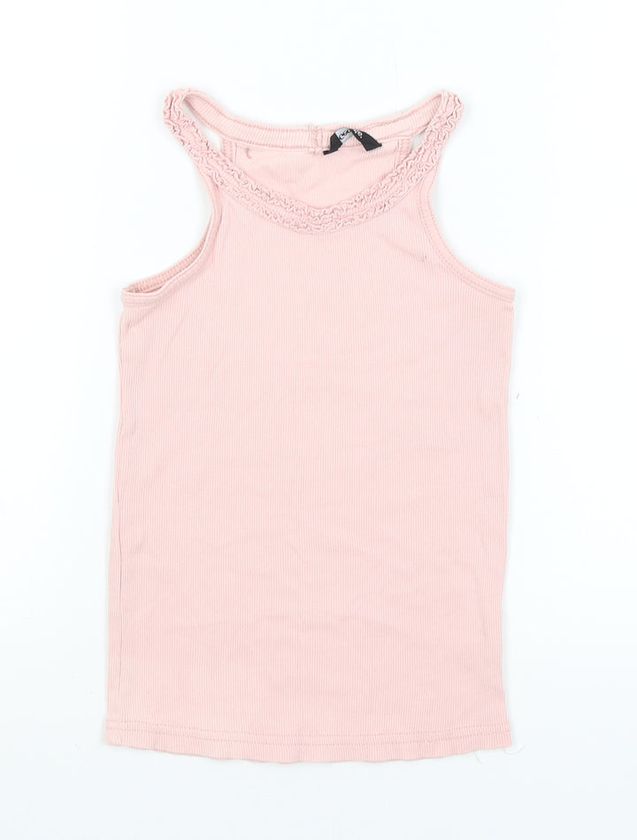 George Girls Pink   Basic Tank Size 8-9 Years