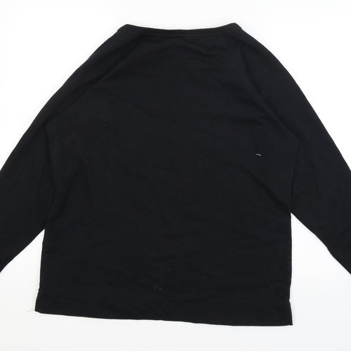 M&S Womens Black   Pullover Jumper Size 16  - Baubles