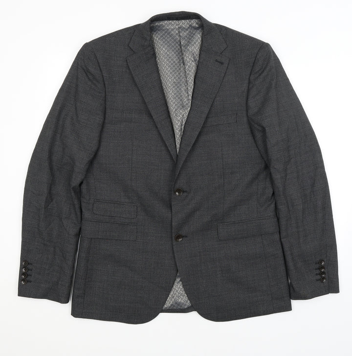 NEXT Mens Grey Jacket Blazer Size L