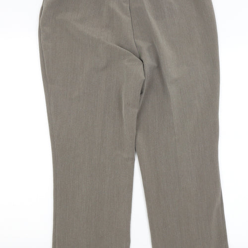 Sarah Hamilton Womens Brown   Trousers  Size 14 L25.5 in
