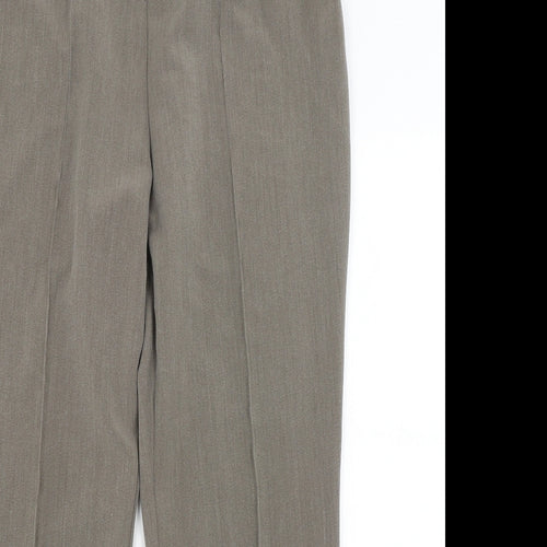 Sarah Hamilton Womens Brown   Trousers  Size 14 L25.5 in