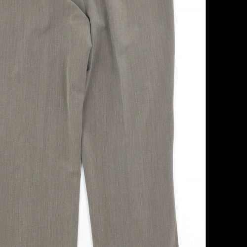 Sarah Hamilton Womens Brown   Trousers  Size 14 L25.5 in