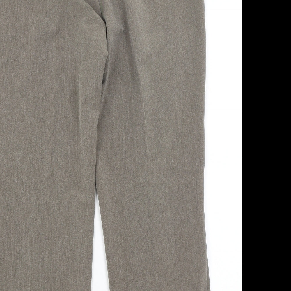 Sarah Hamilton Womens Brown   Trousers  Size 14 L25.5 in