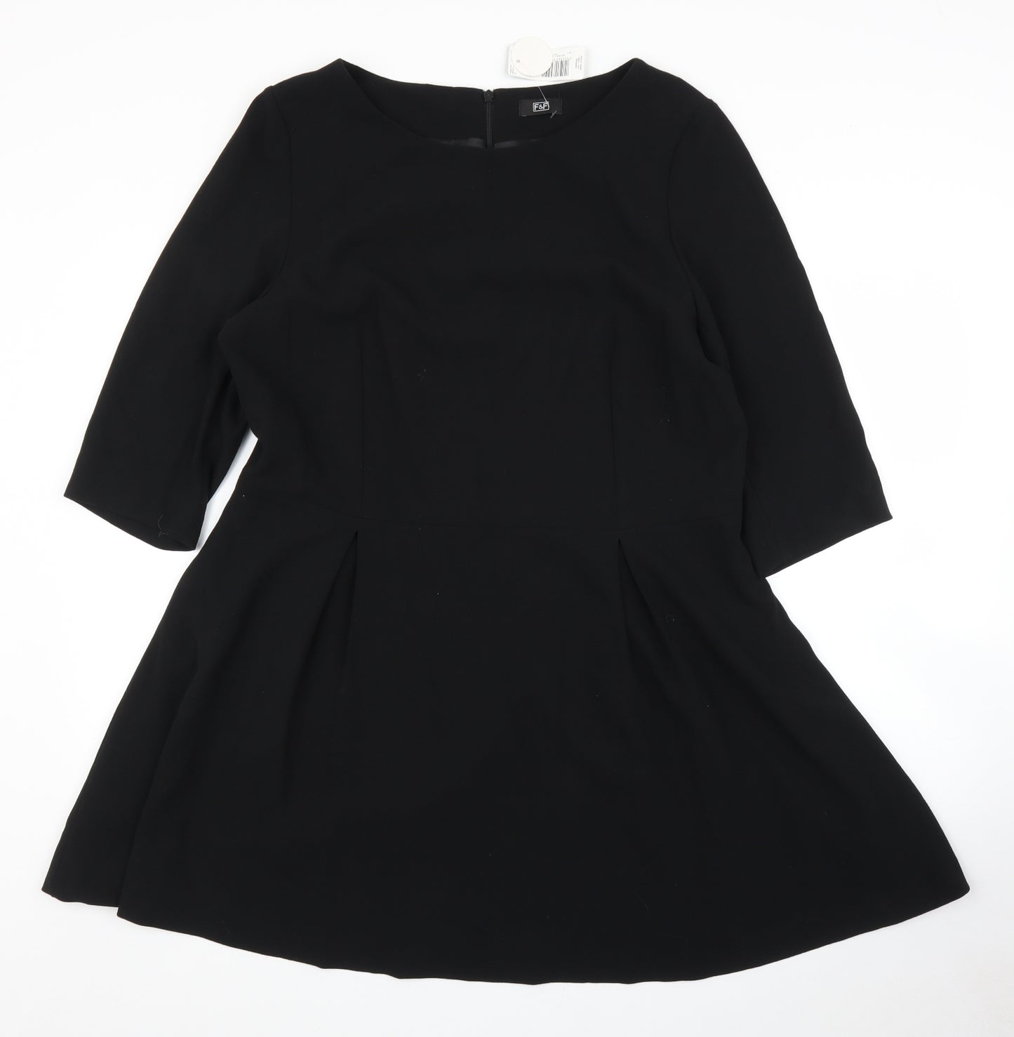 F&F Womens Black   Fit & Flare  Size 18