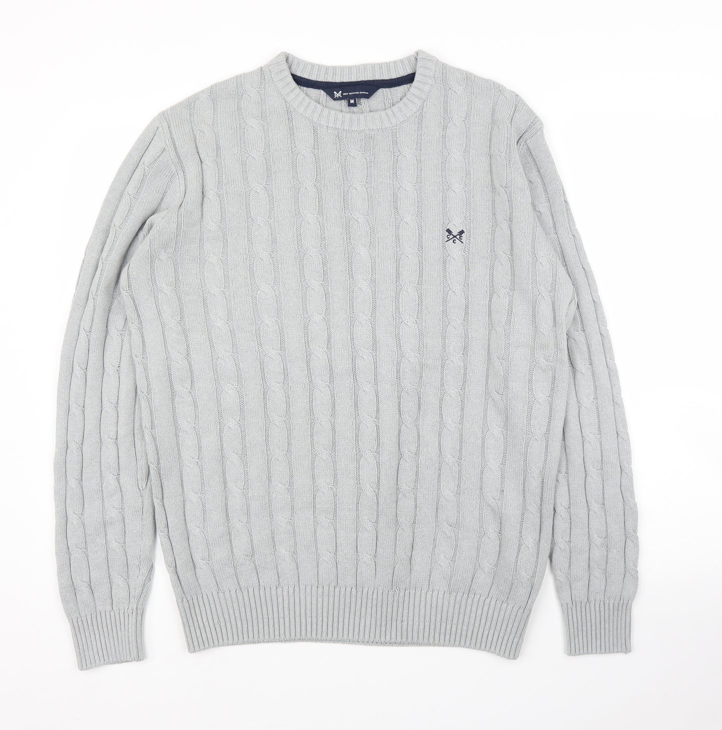 Crew Clothing Mens Grey   Pullover Jumper Size M