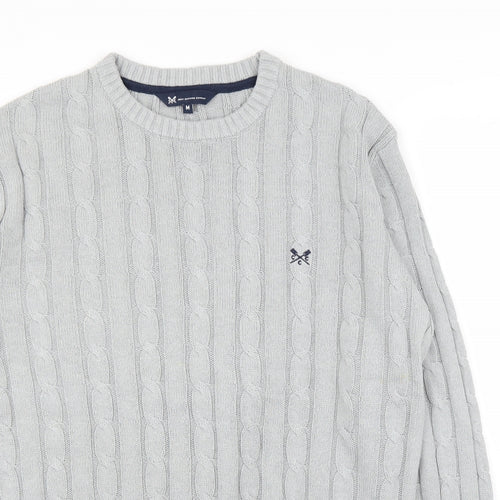 Crew Clothing Mens Grey   Pullover Jumper Size M