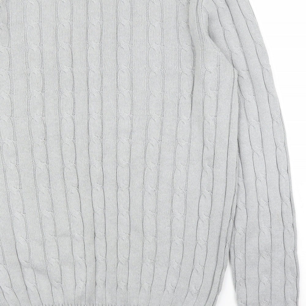 Crew Clothing Mens Grey   Pullover Jumper Size M