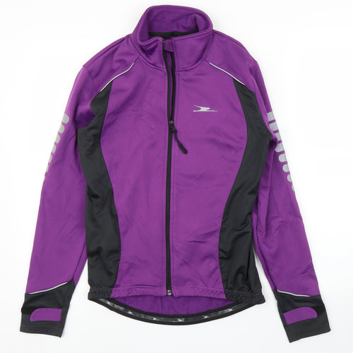 Crane Womens Purple   Full Zip Jumper Size 8