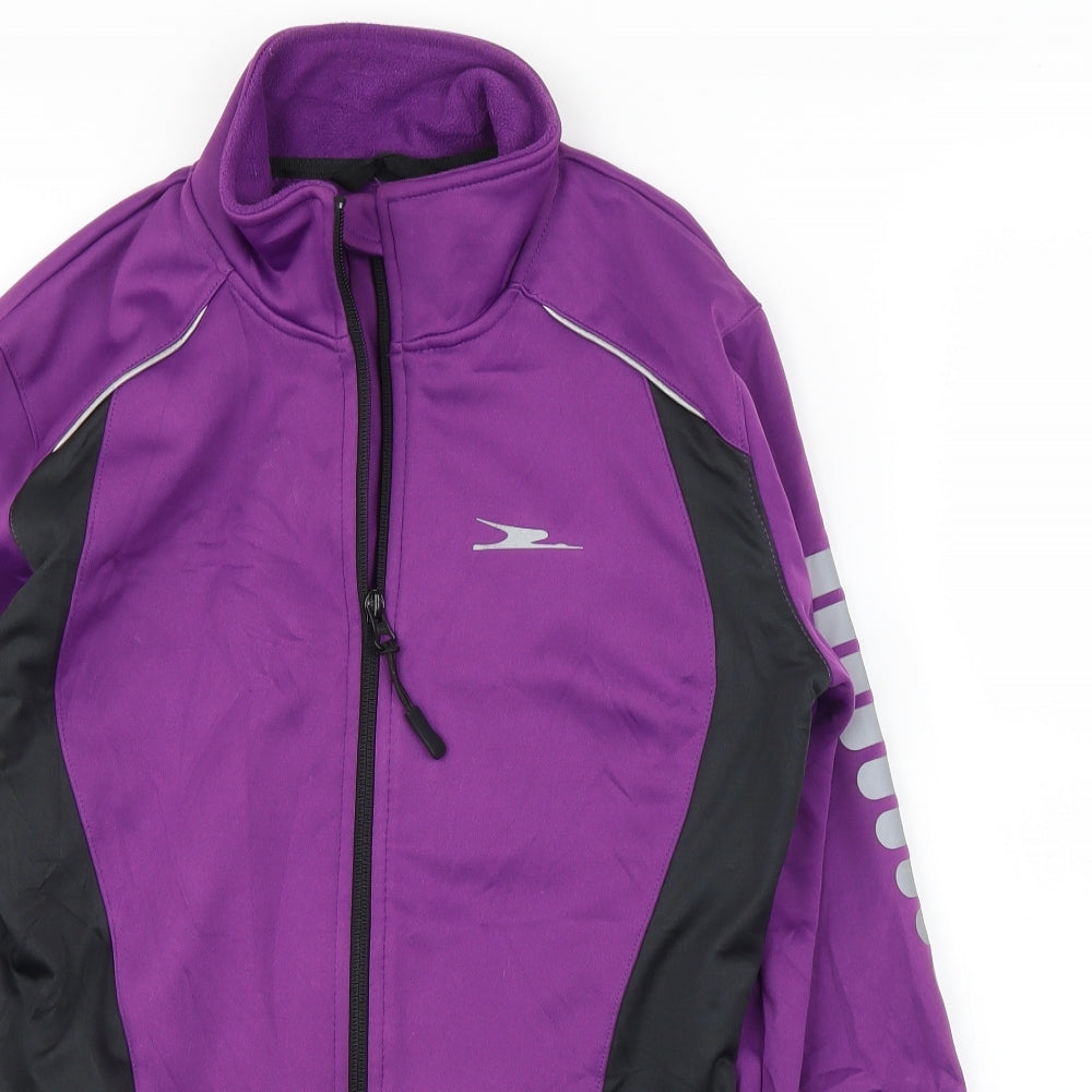 Crane Womens Purple   Full Zip Jumper Size 8