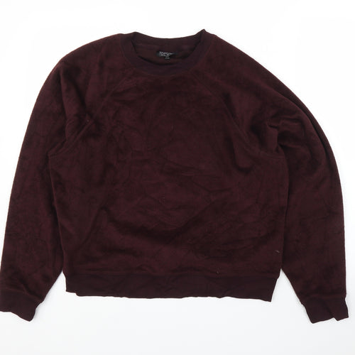 Topshop Womens Purple   Pullover Jumper Size 10
