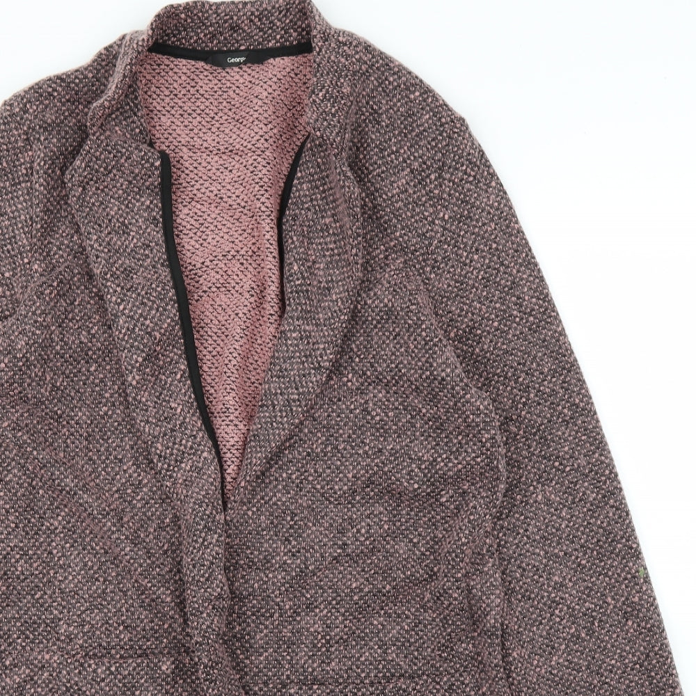 George Womens Purple   Jacket Coatigan Size M
