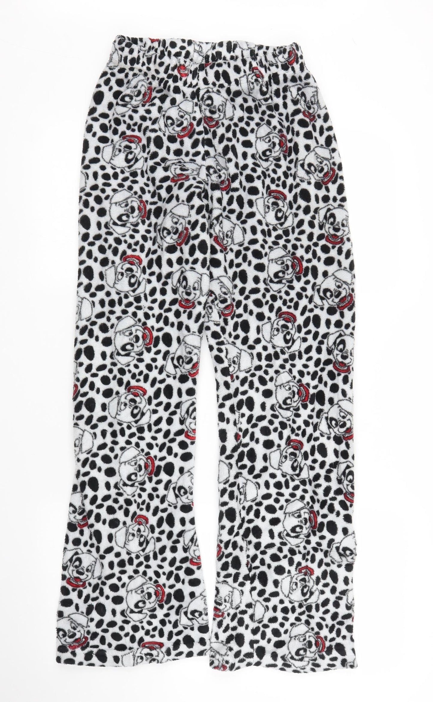 Primark Womens White Solid  Chemise Pyjama Pants Size S  - 101 Dalmatians
