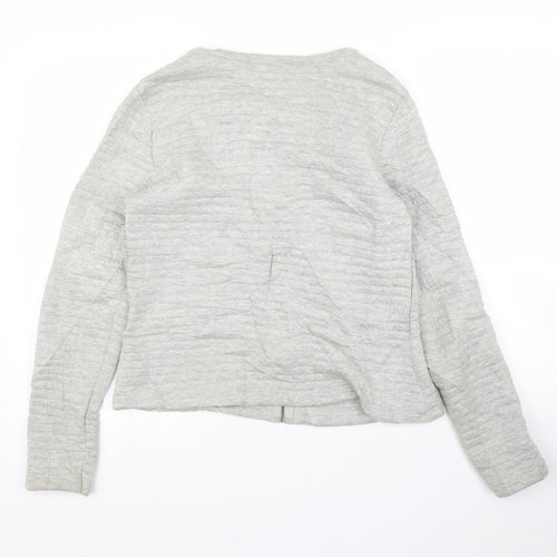 Dorothy Perkins Womens Grey   Full Zip Jumper Size 12  - Chanel jacket