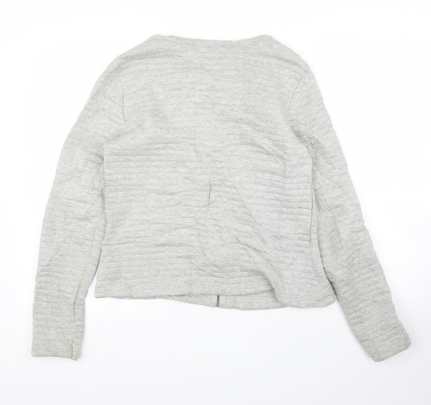 Dorothy Perkins Womens Grey   Full Zip Jumper Size 12  - Chanel jacket