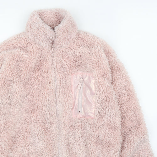 Primark Girls Pink   Overcoat Coatigan Size 14 Years