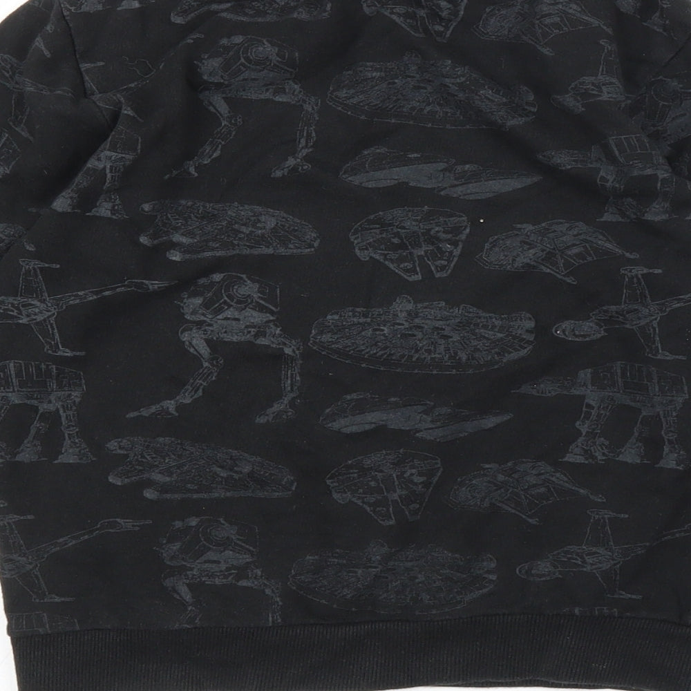 TU Boys Black   Pullover Jumper Size 6 Years  - Star Wars