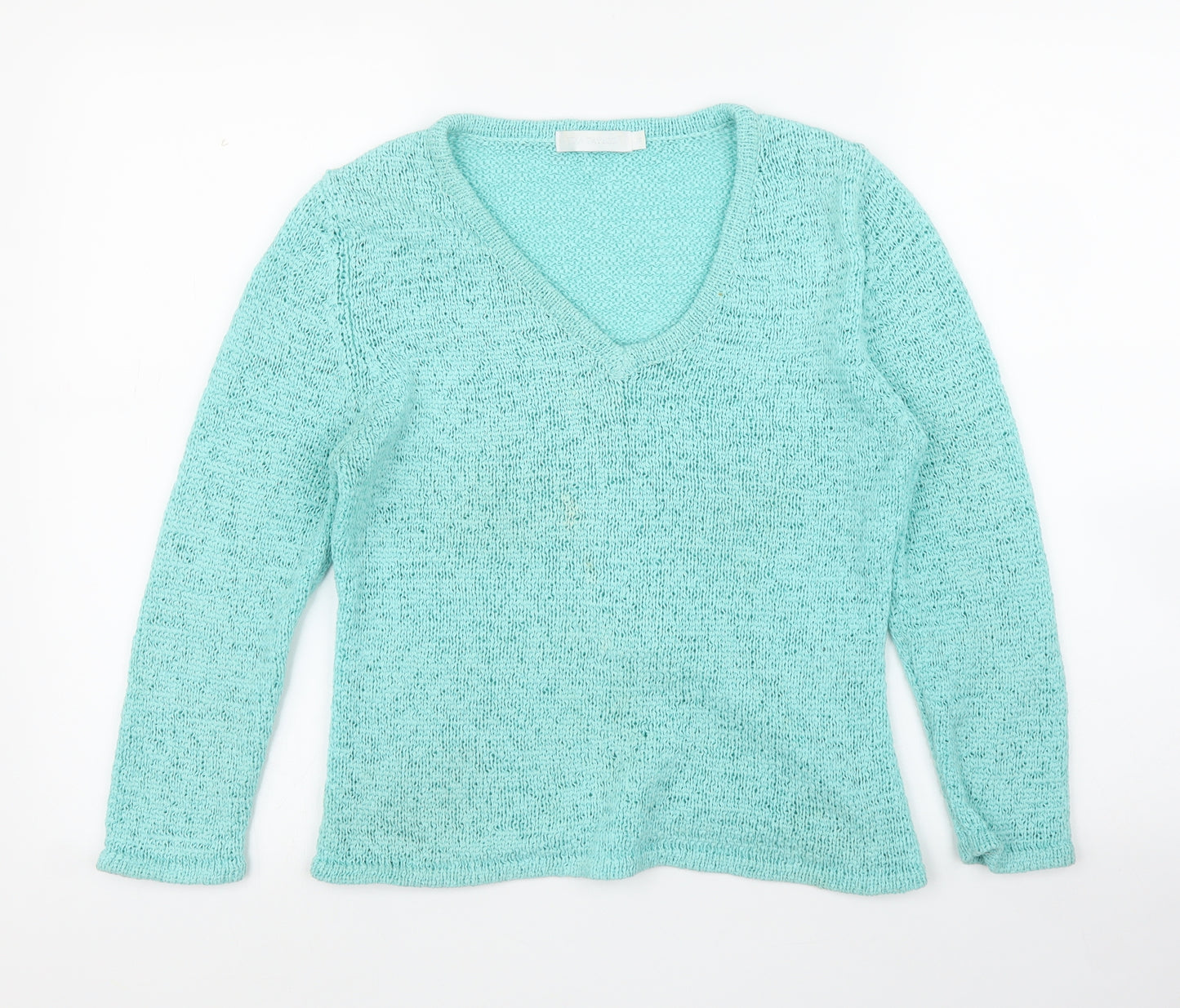 Tina Taylor Womens Green   Basic Blouse Size M