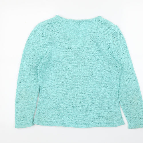 Tina Taylor Womens Green   Basic Blouse Size M