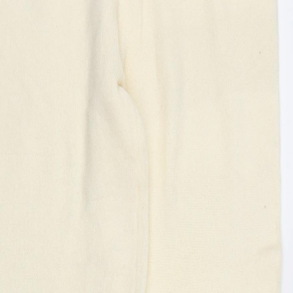 Brave Soul Womens Ivory Solid  Chemise Pyjama Pants Size S