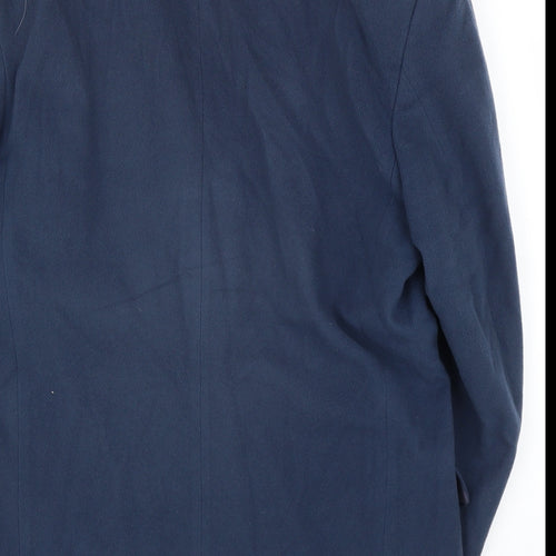 Alexandra Mens Blue  Fleece Jacket Suit Jacket Size 42