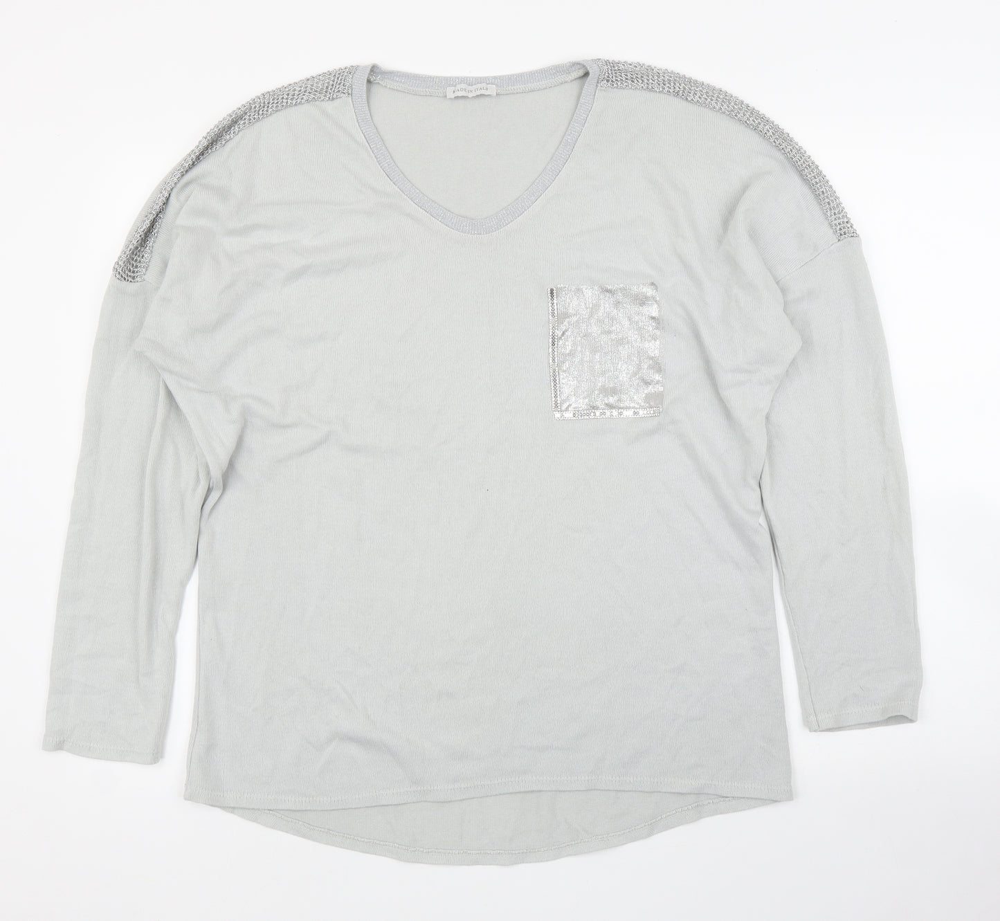 Preworn Womens Grey   Pullover Jumper Size L