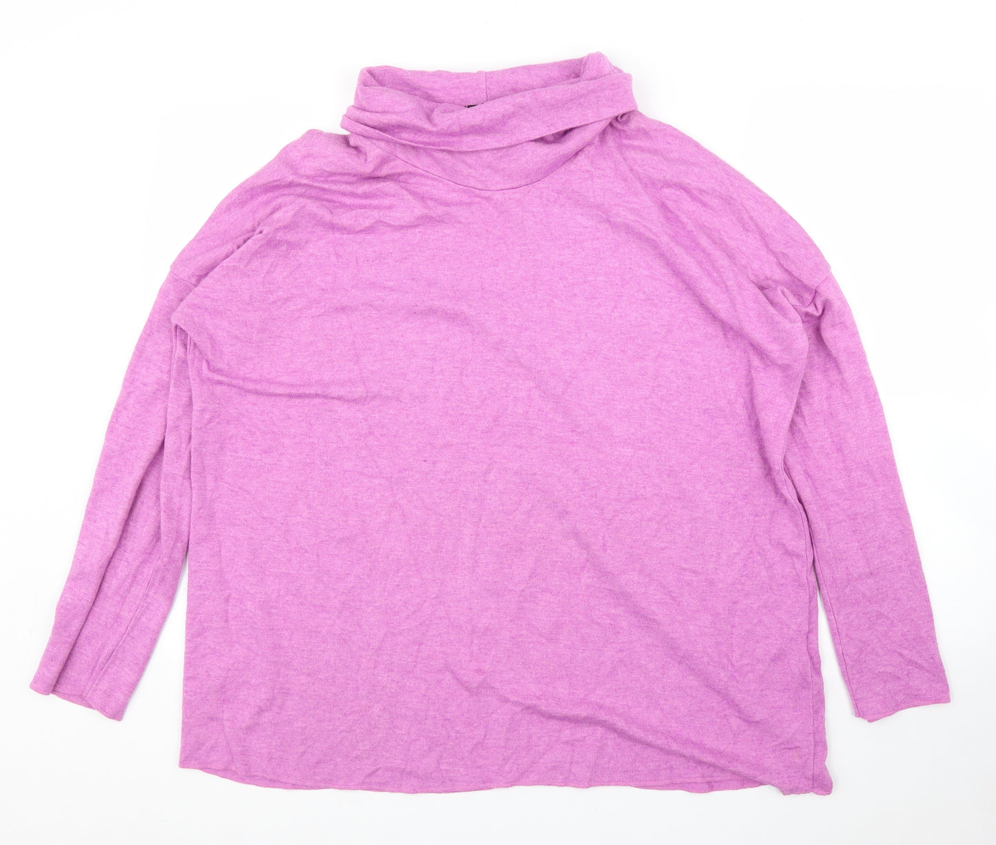Senzatempo Womens Purple   Pullover Jumper Size 2XL