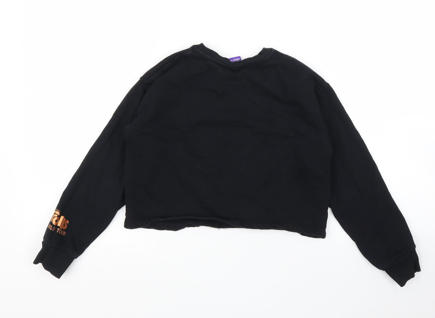George Girls Black   Pullover Jumper Size 9-10 Years  - Trolls