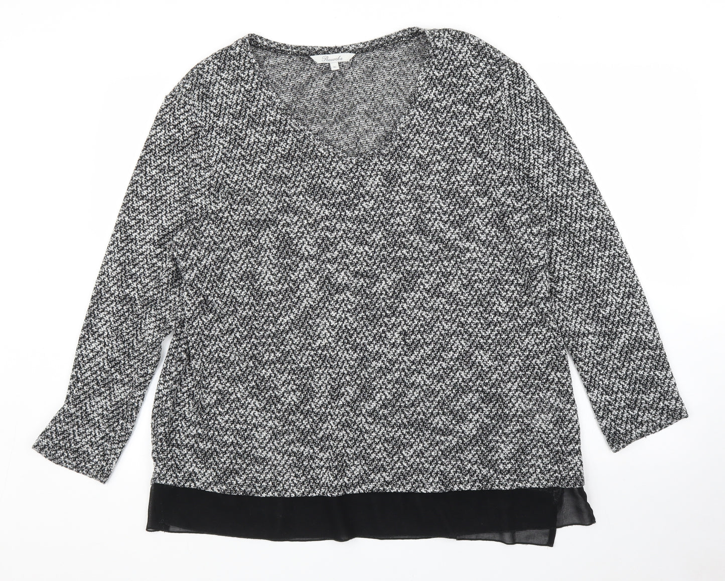 Peacocks Womens Grey   Pullover Jumper Size XL