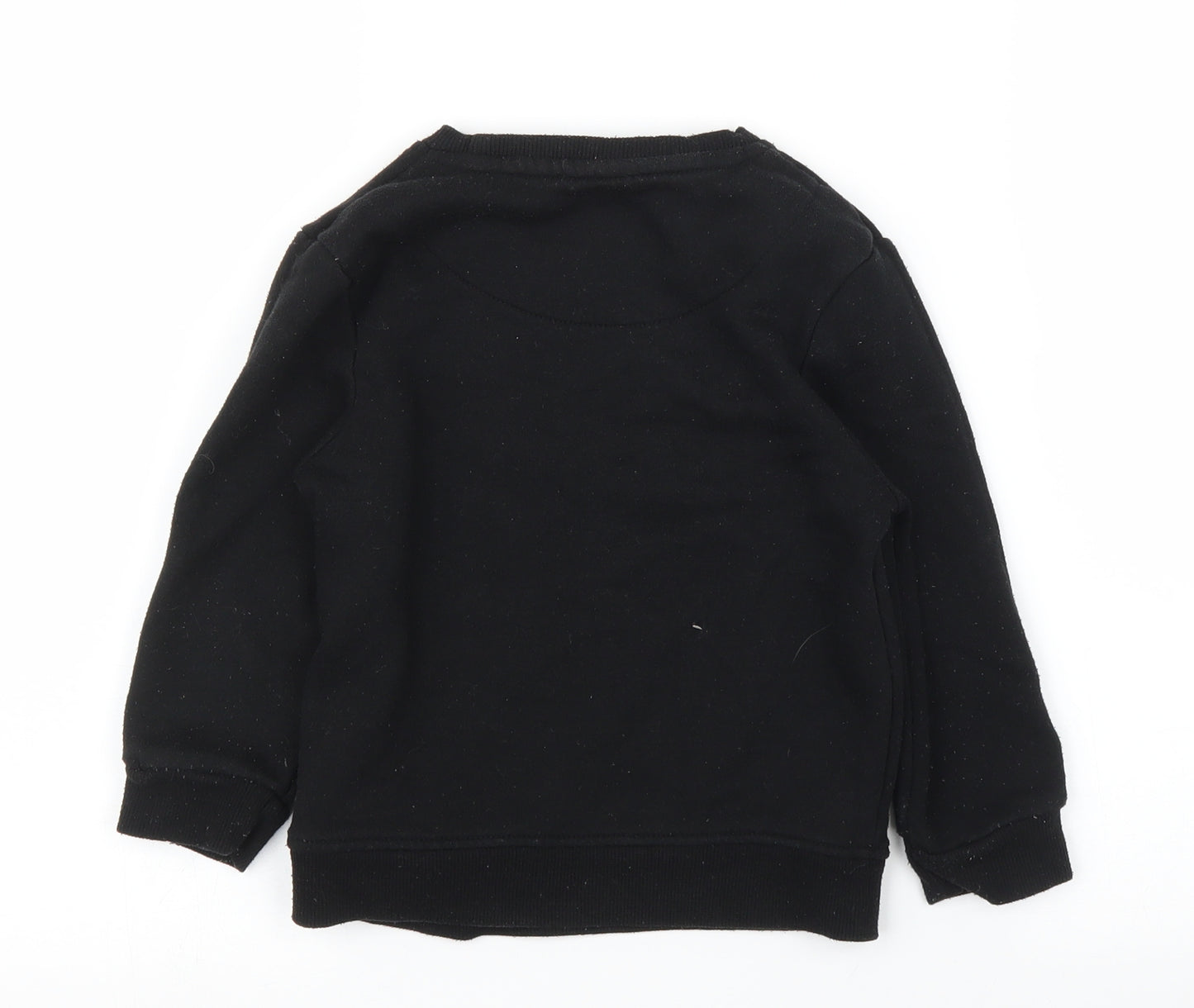Primark Boys Black   Pullover Sweatshirt Size 4 Years