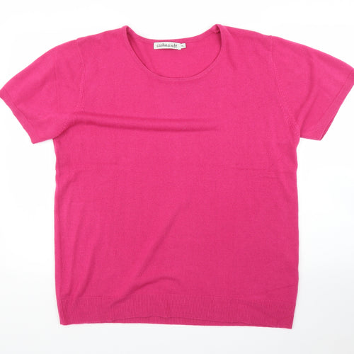 Cashmasoft Womens Pink   Pullover Jumper Size XL