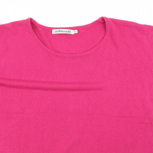 Cashmasoft Womens Pink   Pullover Jumper Size XL