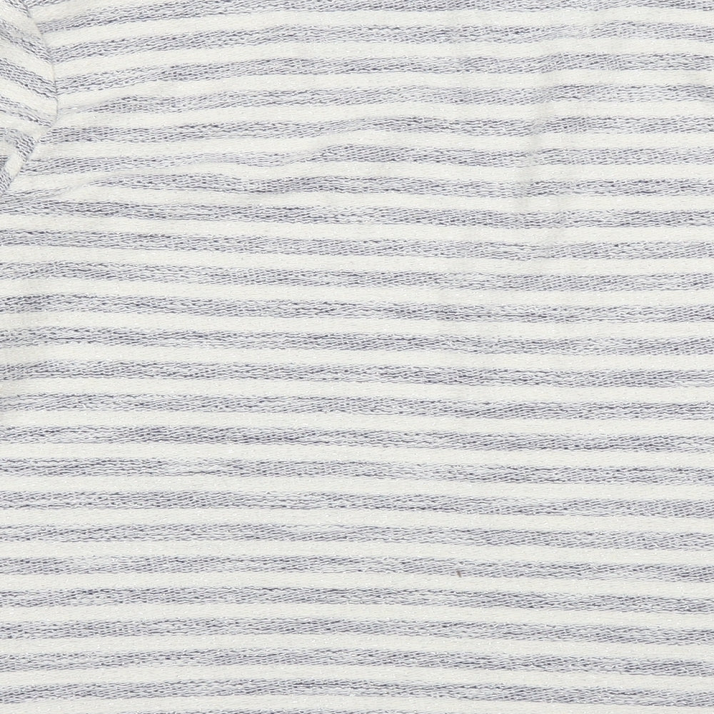 Preworn Womens Blue Striped  Pullover Jumper Size L