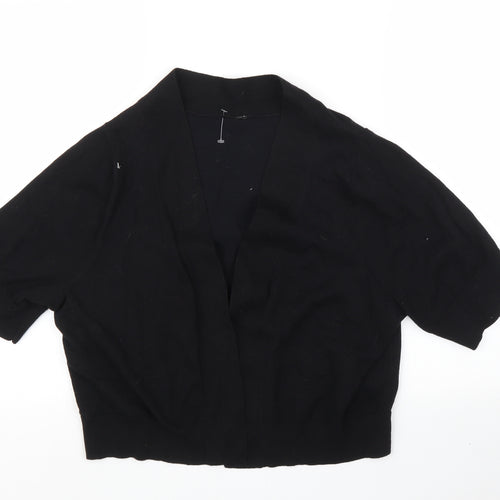 Preworn Womens Black   Cardigan Jumper Size 18