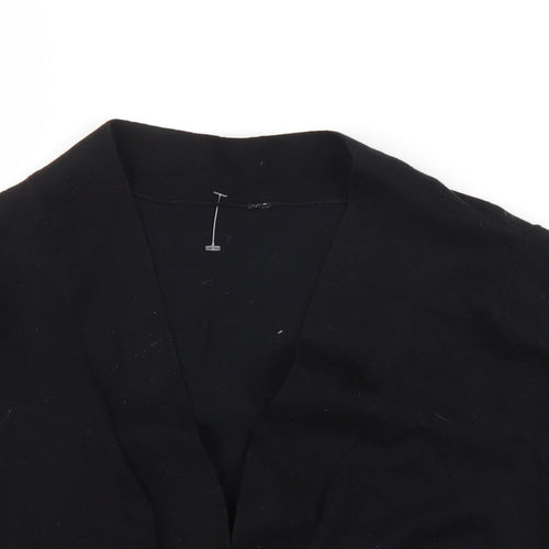Preworn Womens Black   Cardigan Jumper Size 18