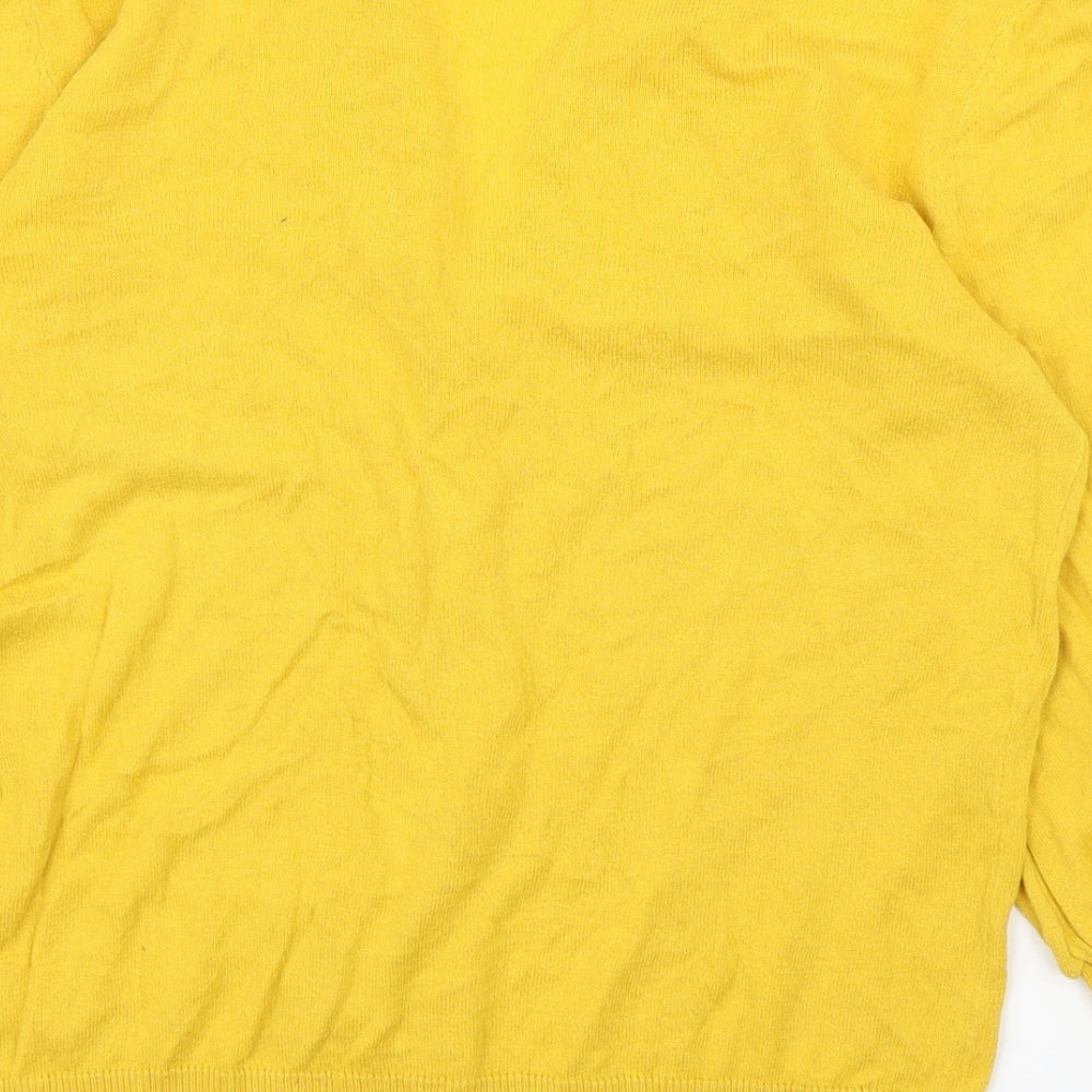 Topshop Womens Yellow   Cardigan Jumper Size 12