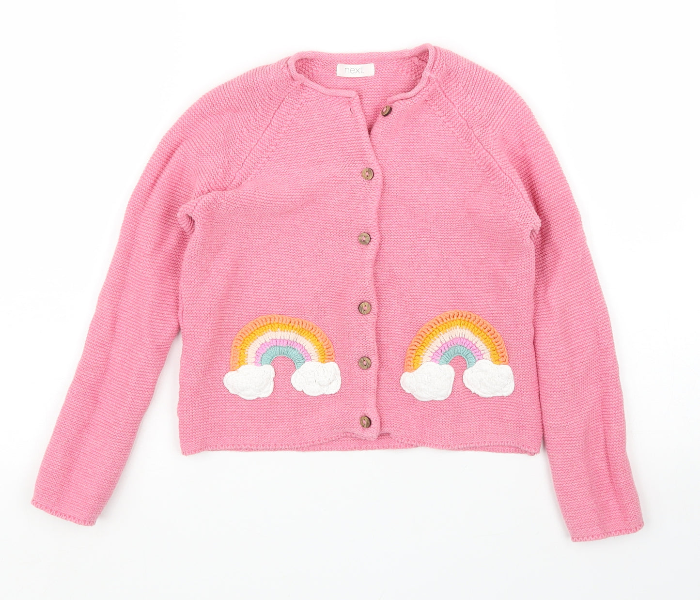 NEXT Girls Pink   Cardigan Jumper Size 4 Years