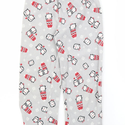 Young Dimension Girls Grey Solid  Capri Pyjama Pants Size 7 Years