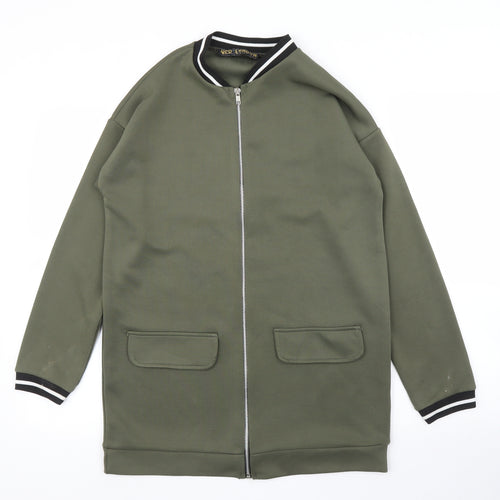 QED London Womens Green   Full Zip Jumper Size 10