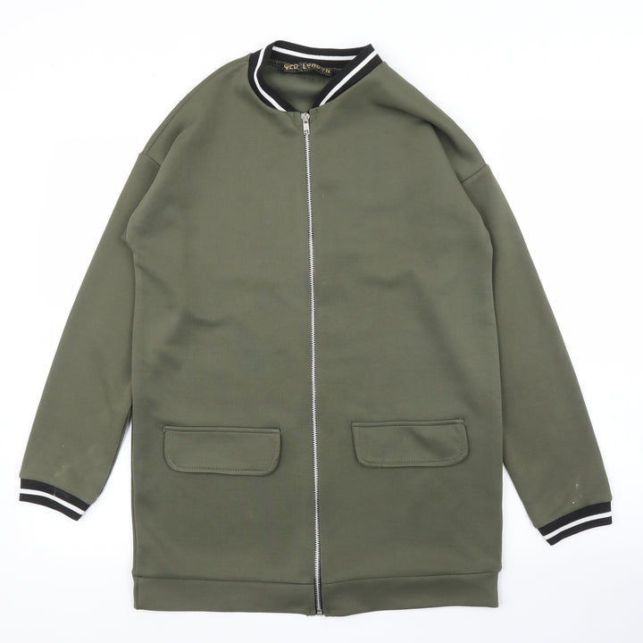 QED London Womens Green   Full Zip Jumper Size 10