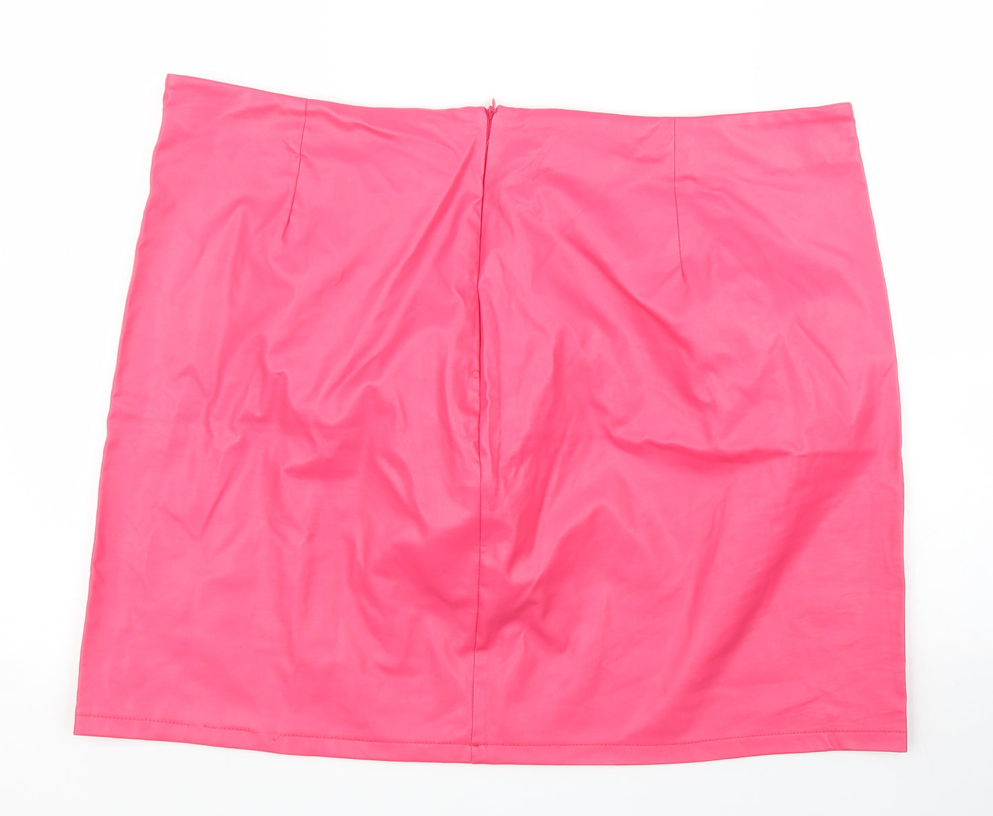 PRETTYLITTLETHING Womens Pink   A-Line Skirt Size 20