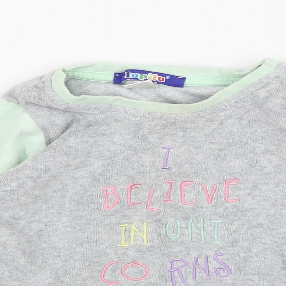 Lupilu Girls Grey   Pullover Jumper Size 12-18 Months