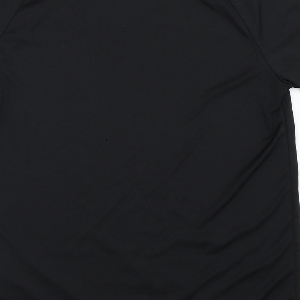 adidas Boys Black   Basic T-Shirt Size 13-14 Years